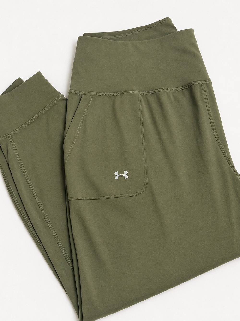 Under Armour Olive Green High-Rise Performance Leggings